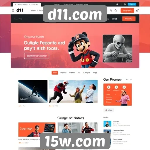 Explorando a interface e usabilidade de d11.com