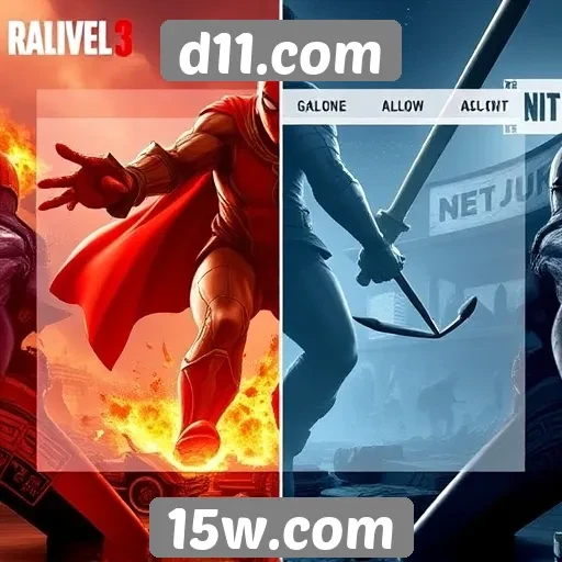 Comparativo de jogos em d11.com e concorrentes