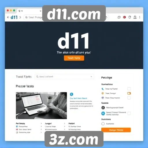 Análise da interface do usuário do d11.com